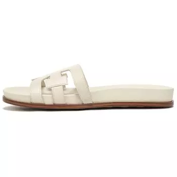 Шлепанцы женские молочно-белые Sam Edelman