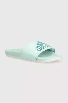 Шлепки adidas, бирюзовый
