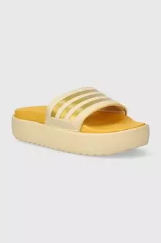 Шлепки adidas, желтый