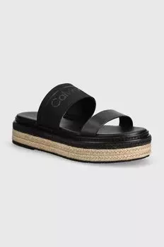 Шлепки Calvin Klein, черный