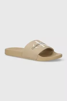 Шлепки Calvin Klein Jeans, бежевый