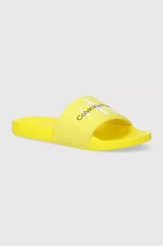 Шлепки Calvin Klein Jeans, желтый