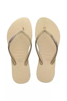 Шлепки Slim Sparkle II Havaianas, бежевый