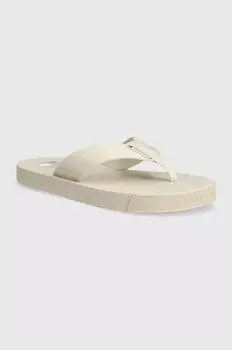 Шлепки Tommy Jeans, бежевый