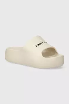 Шлепки Tommy Jeans, бежевый