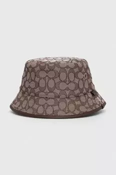 Шляпа Coach, коричневый