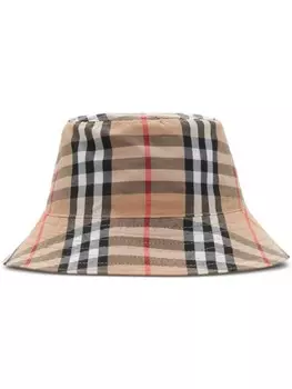 Шляпа-ведро Burberry Kids, коричневый