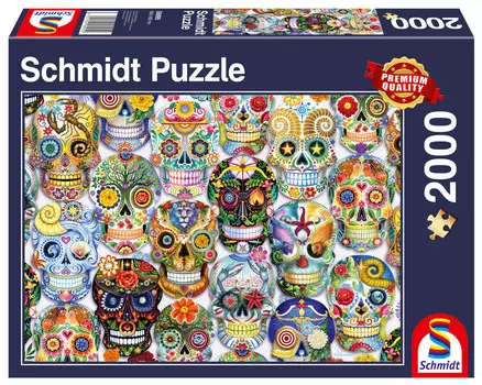 Шмидт, пазл La Catrina, 2000 шт. Schmidt