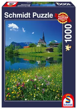 Шмидт, Пазл PQ Inzell/Бавария/Германия, 1000 шт. Schmidt