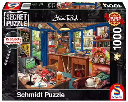 Шмидт, пазл Стив Рид (Secret Puzzle), Папина Мастерская, 1000 шт. Schmidt
