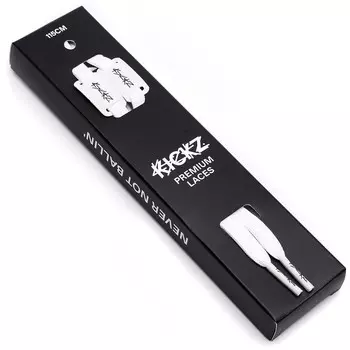 Шнурки Kickz, белый