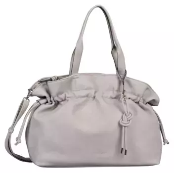 Шопер TOM TAILOR "Paola Zip Shopper XL" с вместительным основным отделением, серый