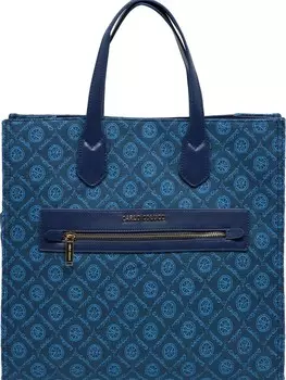 Шоппер Carlo Colucci Shopper Destefani, синий