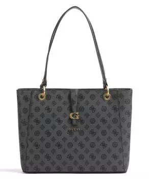 Шоппер Cuba из искусственной кожи Guess, серый