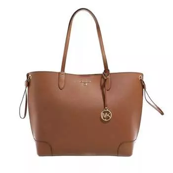 Шоппер double sided saffiano backing Michael Michael Kors, коричневый