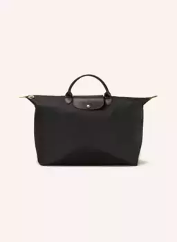 Шоппер le pliage large Longchamp, черный