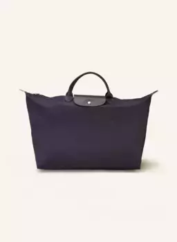 Шоппер le pliage large Longchamp, фиолетовый