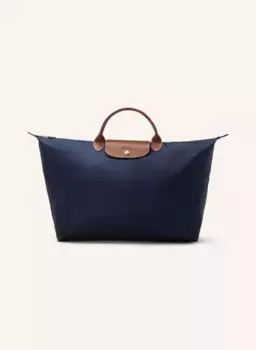 Шоппер le pliage large Longchamp, синий