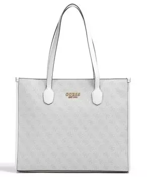 Шоппер Silvana из искусственной кожи Guess, белый