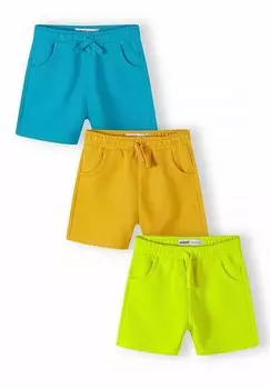 Шорты 3 PACK PULL-ON MINOTI, цвет orange turquoise yellow