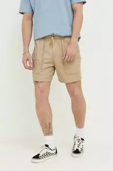 Шорты Abercrombie & Fitch, бежевый
