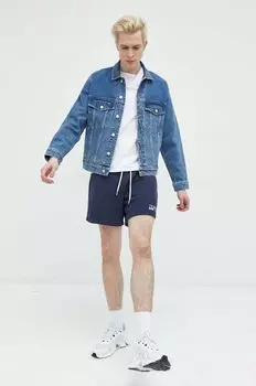 Шорты Abercrombie & Fitch, темно-синий