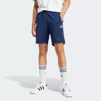 Шорты Adicolor Firebird Adidas, цвет Night Indigo/White