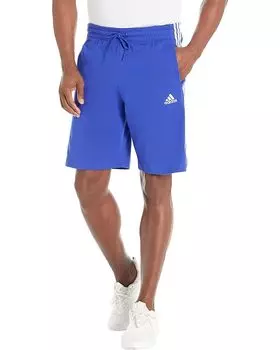 Шорты adidas Essentials 3-Stripes Single Jersey, цвет Semi Lucid Blue/White