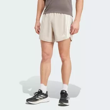 Шорты Adidas OWN THE RUN 3-STRIPES SHORTS, цвет Wonder Beige