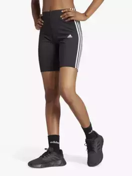 Шорты adidas Women's Essentials 3-Stripes Bike, цвет black/white