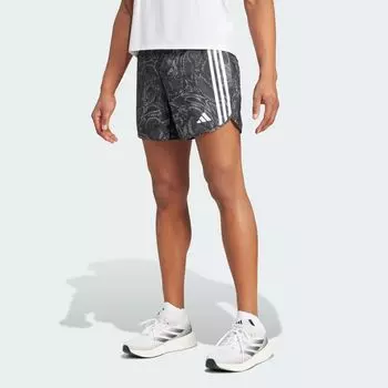 Шорты AEROREADY с принтом Run Excite Allover Adidas, цвет Black