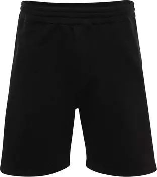 Шорты Alexander McQueen Selvedge Logo Tape Detail Shorts 'Black', черный