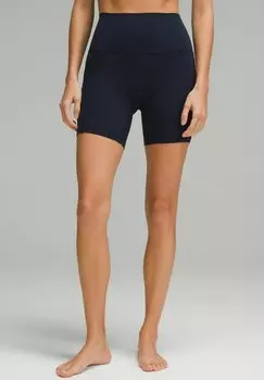 Шорты ALIGN HIGH-RISE POCKETS 15CM lululemon, темно-синий