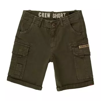 Шорты Alpha Industries Crew Cargo, зеленый