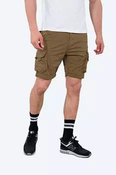 Шорты Alpha Industries, коричневый