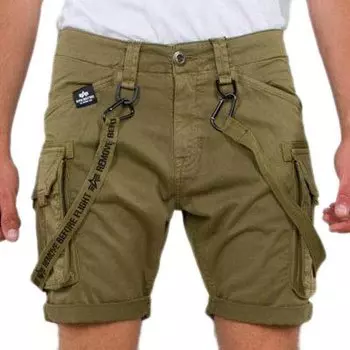Шорты Alpha Industries Utility, зеленый