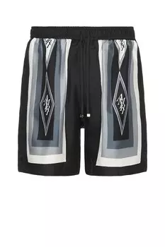Шорты Amiri Diamond Silk, черный