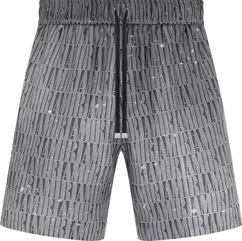 Шорты Amiri Gradient Drawstring, серый