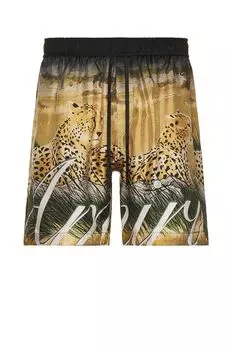 Шорты Amiri Leopard, цвет Multi