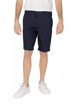 Шорты Armani Exchange однотонные, синий