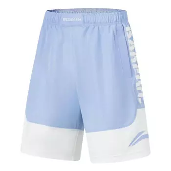 Шорты баскетбольные шорты с логотипом badfive Li-Ning, голубой