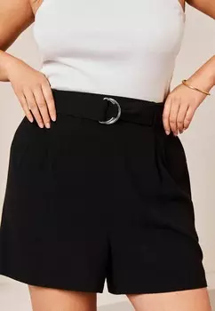 Шорты BELTED WITH A TOUCH Lipsy, черный