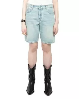 Шорты-бермуды Sady Denim Zadig & Voltaire, синий
