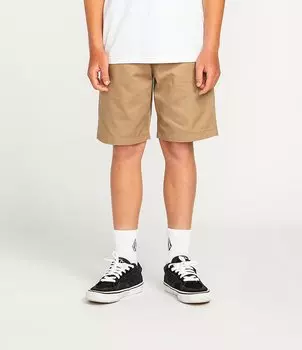 Шорты чинос Volcom Big Boys 8–20 Frickin', бежевый