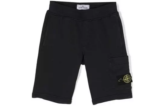 Шорты детские Stone Island, черный