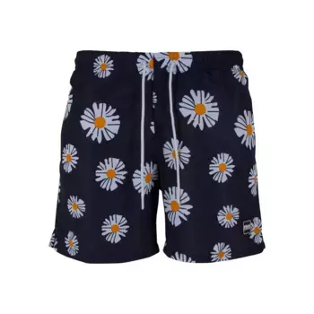 Шорты для плавания URBAN CLASSICS " Urban Classics Men's Pattern Swim Shorts", цвет Midnightnavydaisy