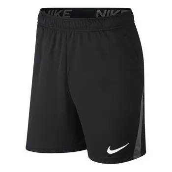 Шорты dri-fit quick dry training shorts black 'black white' Nike, черный