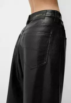 Шорты EFFECT JORTS Bershka, цвет Black Denim