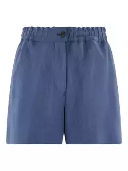 Шорты Faille Ferragamo, серый