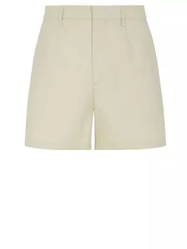 Шорты Fendi Wool bermuda, бежевый